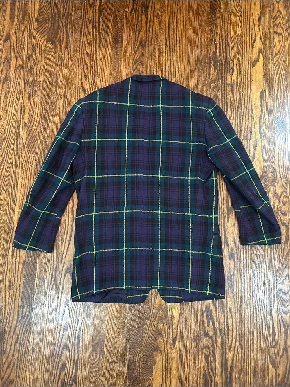Vintage Plaid Blazer - Picture 6 of 10